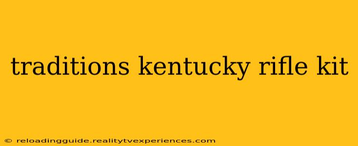 traditions kentucky rifle kit