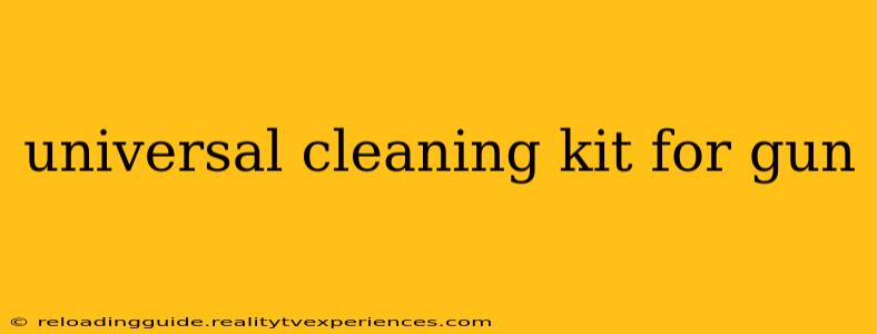 universal cleaning kit for gun