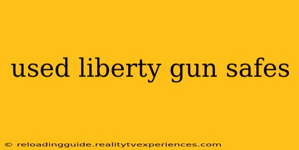 used liberty gun safes