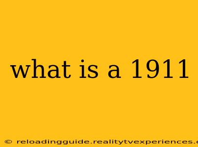 what is a 1911