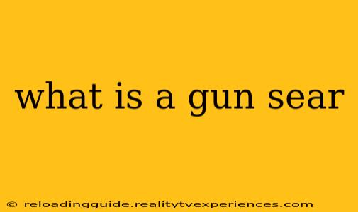 what is a gun sear