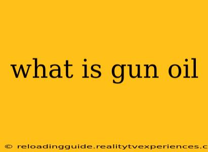 what is gun oil