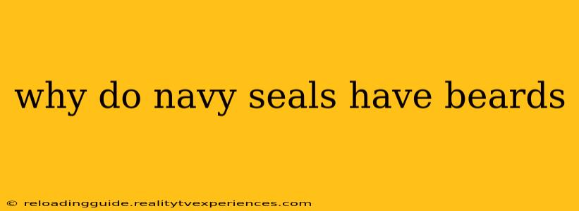 why do navy seals have beards