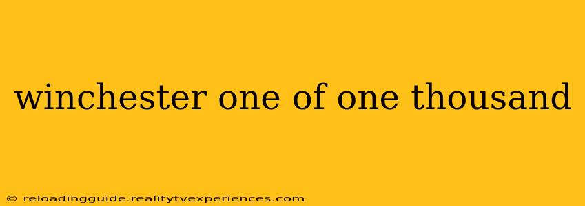 winchester one of one thousand
