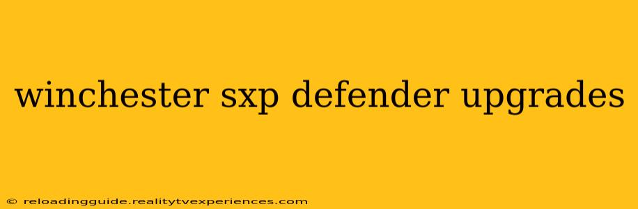 winchester sxp defender upgrades