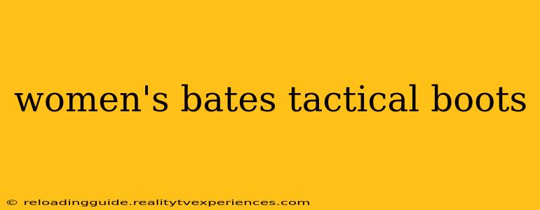 women's bates tactical boots